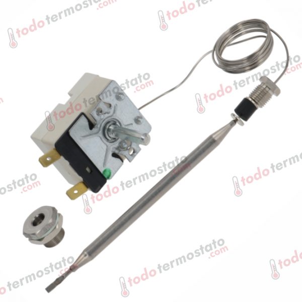 Termostato marca EGO 5513022010 con un rango de hasta 110 °C