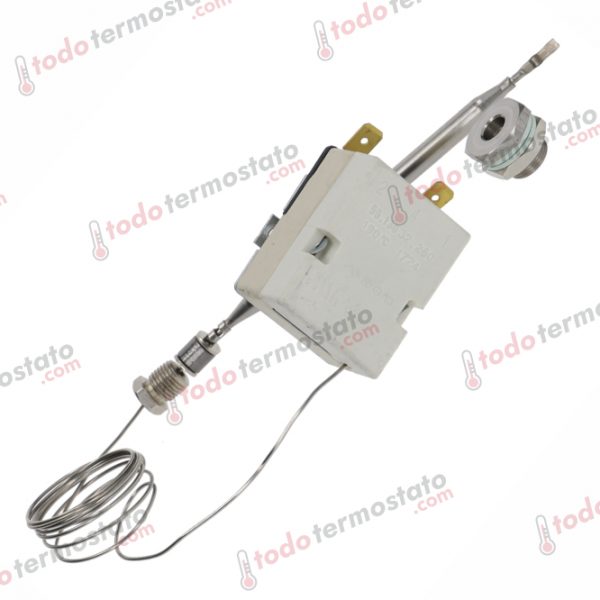 Datos técnicos de termostato marca EGO 5513032260 con un rango de 130 a 190°C