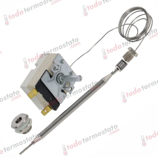 Termostato marca EGO 5513032260 con un rango de 130 a 190°C