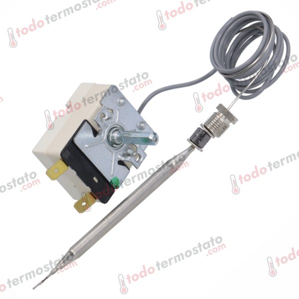 Termostato marca EGO 5513039300 con un rango de hasta 190 °C