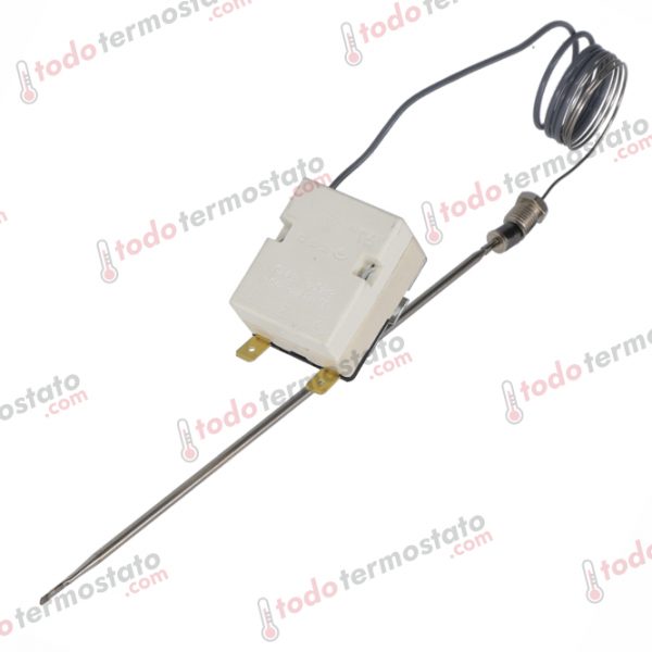 Datos técnicos de termostato marca EGO 5513042290 con un rango de 60 a 215 °C