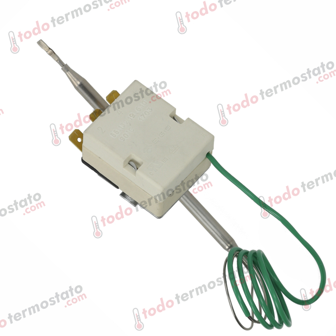 Termostato EGO 55.13219.320 Rango 32 a 90 °C 2 Datos técnicos de termostato marca EGO 5513219320 con un rango de 32 a 90°C
