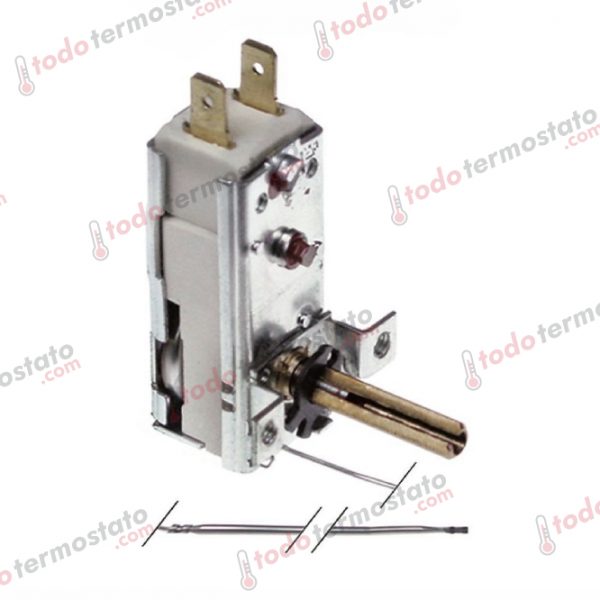 Termostato marca EGO 5514029090 con un rango de 30 a 117°C
