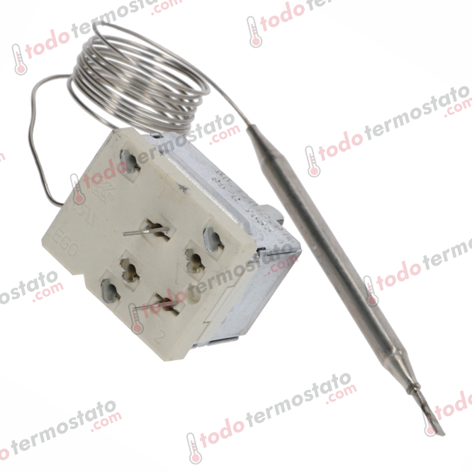 Termostato EGO 55.17012.010 Rango 30 a 85 °C 2 Datos técnicos de termostato marca EGO 5517012010 con un rango de 30 a 85°C