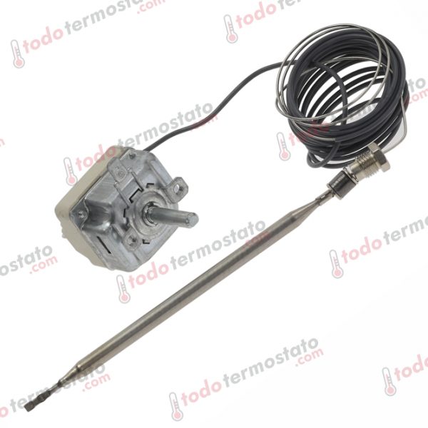 Termostato marca EGO 5519036801 con un rango de 105 a 182°C