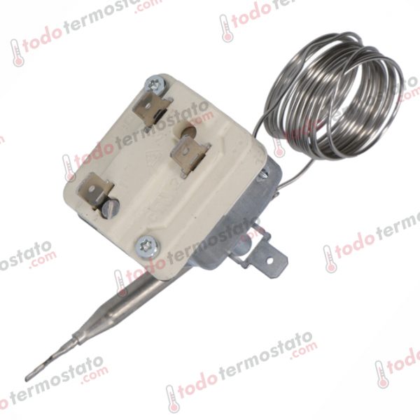 Datos técnicos de termostato marca EGO 5519234800 con un rango de 35 a 200°C
