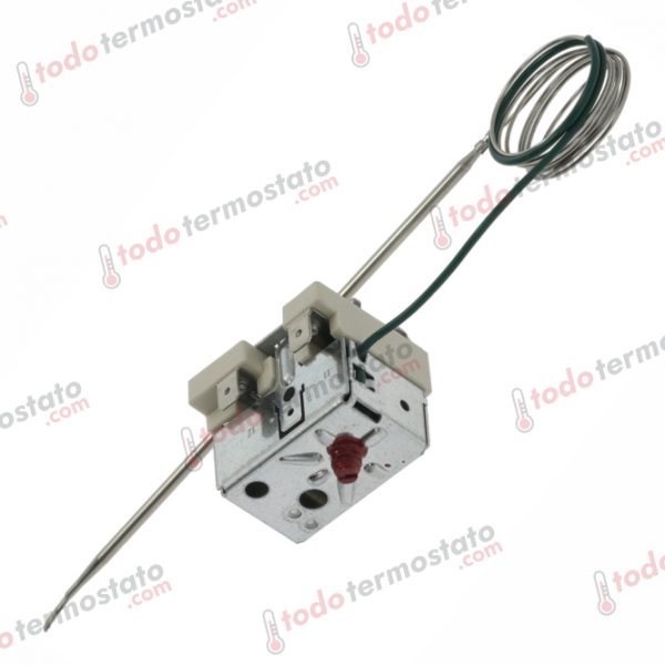 Datos técnicos de termostato marca EGO 5610542610 con un rango de 222°C