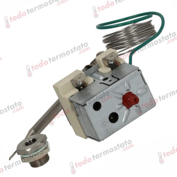 Datos técnicos de termostato marca EGO 5610543500 con un rango de 230°C