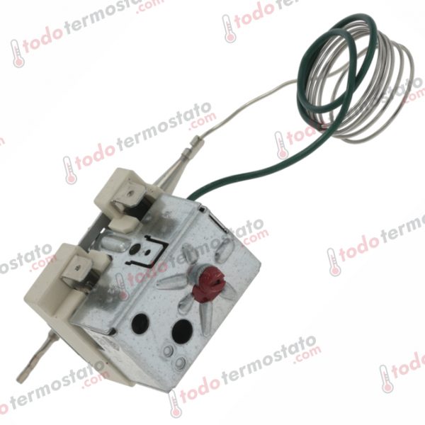 Datos técnicos de termostato marca EGO 5610549500 con un rango de 230°C
