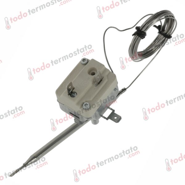 Datos técnicos de termostato marca EGO LF5076034 con un rango de 30-120°C