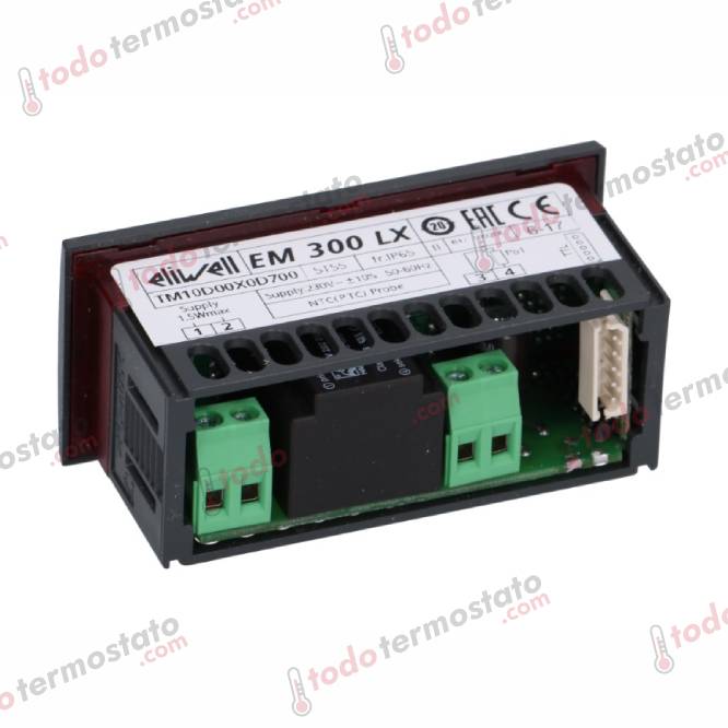 Termostato ELIWELL EM300LX 2 Datos técnicos de termostato marca ELIWELL EM300LX