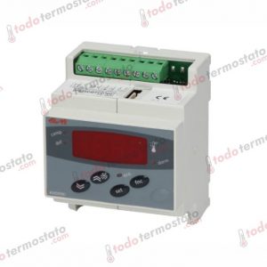 Termostatos para Frío Industrial y Comercial: Control Preciso de Refrigeración 12 Termostato marca ELIWELL EWDR981 Rango de -55 a +150°C