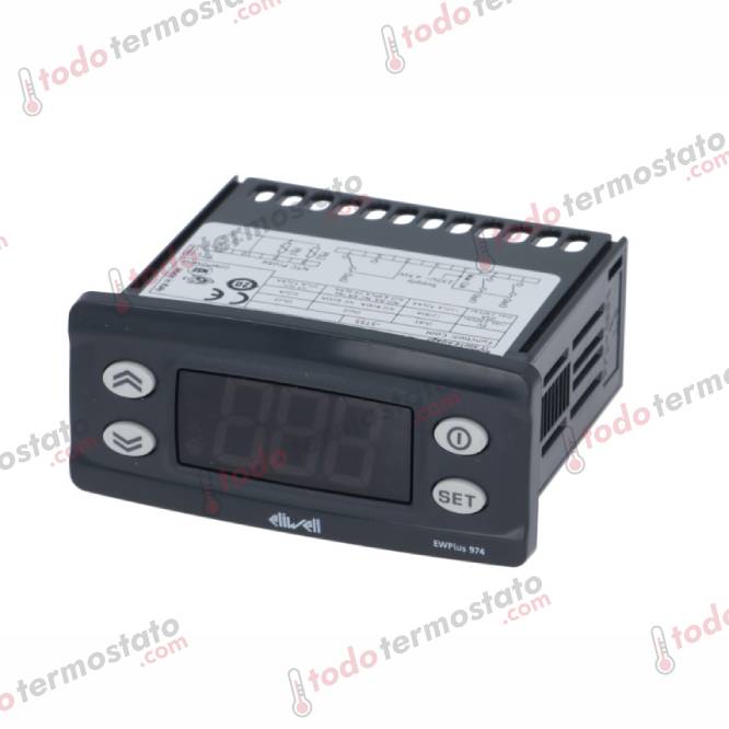 Termostato ELIWELL EWPlus 974 Rango -50 a +110°C 1 Termostato marca ELIWELL EWPlus 974 Rango de -50 a +110°C