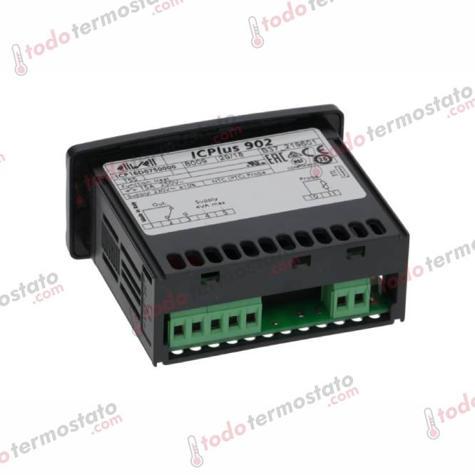 Termostato ELIWELL ICPlus902 Rango -50 a +150°C 2 Datos técnicos de termostato marca ELIWELL ICPlus902 Rango de -50 a +150°C