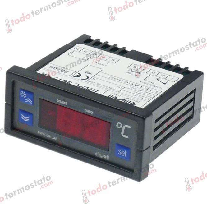 Termostato ELIWELL ID970 Rango -55 a +150°C 1 Termostato marca ELIWELL ID970 Rango de -55 a +150°C
