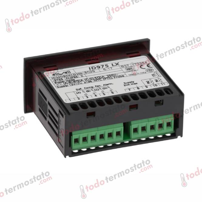 Termostato ELIWELL ID975LX Rango -50 a +150°C 2 Datos técnicos de termostato marca ELIWELL ID975LX Rango de -50 a +150°C