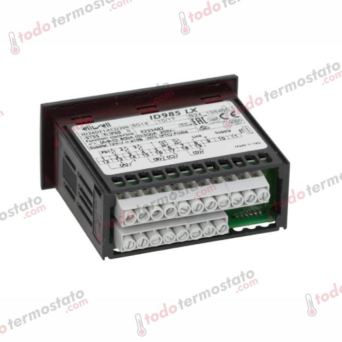 Termostato ELIWELL ID985 LX 2 Datos técnicos de termostato marca ELIWELL ID985 LX