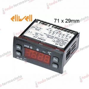 Termostatos para Frío Industrial y Comercial: Control Preciso de Refrigeración 12 Termostato marca ELIWELL ID985LX Rango de -55 a +150°C