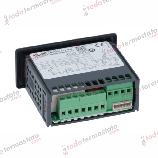 Termostato ELIWELL IDNext971P/B 2 Datos técnicos de termostato marca ELIWELL IDNext971P/B