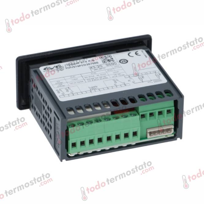 Termostato ELIWELL IDNext974P/B Rango -55 a +150°C 2 Datos ténicos de t