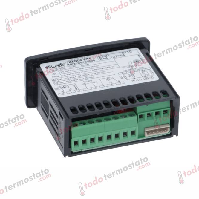 Termostato ELIWELL IDPlus 974 Rango -55 a +150°C 2 Datos técnicos de termostato marca ELIWELL IDPlus 974 Rango de -55 a +150°C