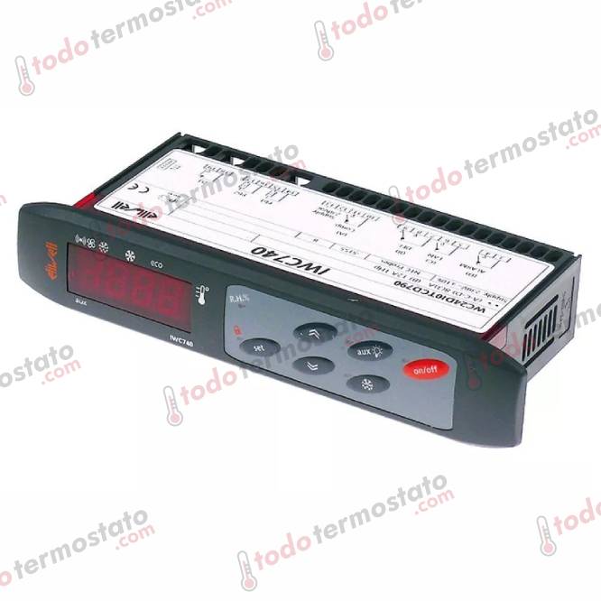 Termostato ELIWELL IWC740 Rango -50 a +110°C 1 Termostato marca ELIWELL IWC740 Rango de -50 a +110°C