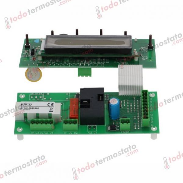 Datos técnicos de termostato marca EVCO CT1SA0020300