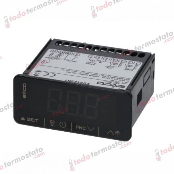 Termostato marca EVCO EV3122N7 Rango de -40° a 105°C