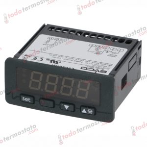Termostato marca EVCO EV3201N7 con un rango de hasta 105°C