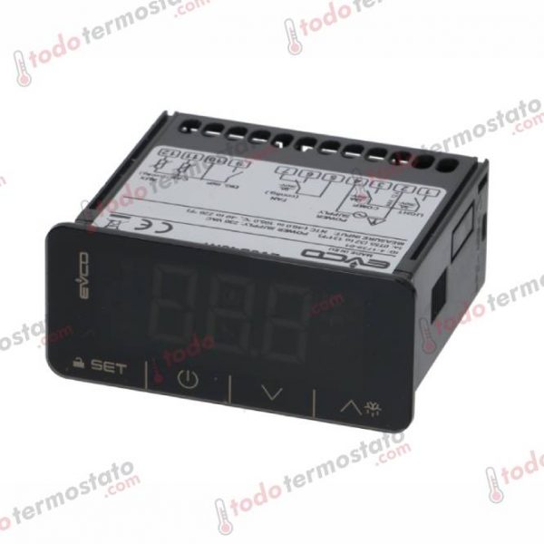 Termostato marca EVCO EV3B43N7 Rango de -40° a 105°C