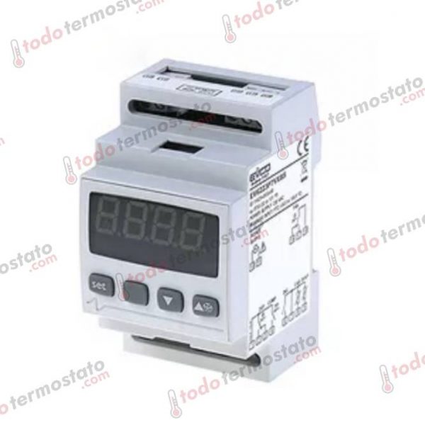 Termostato marca EVCO EV6223P7VXBS Rango de -50 a +150°C