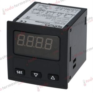 Termostato marca EVCO EV7402 con un rango que dependen del sensor