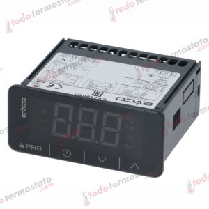Termostato marca EVCO EVK100M7 con un rango de -200 a 1300°C