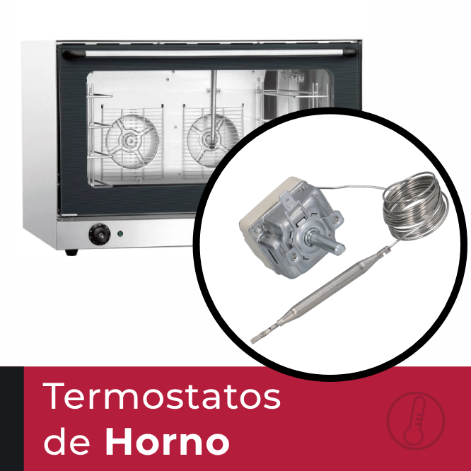 Termostato para Hornos y Hornos pizzas