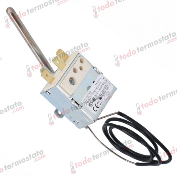 Datos técnicos de termostato marca IMIT 541327 con un rango de 85°C