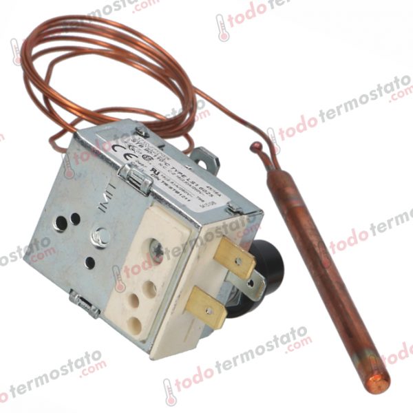 Datos técnicos de termostato marca IMIT 541510 con un rango de 90-110°C