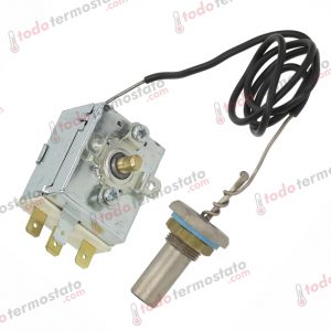 Termostato marca IMIT TR2 9319 con un rango de 0 a 85°C