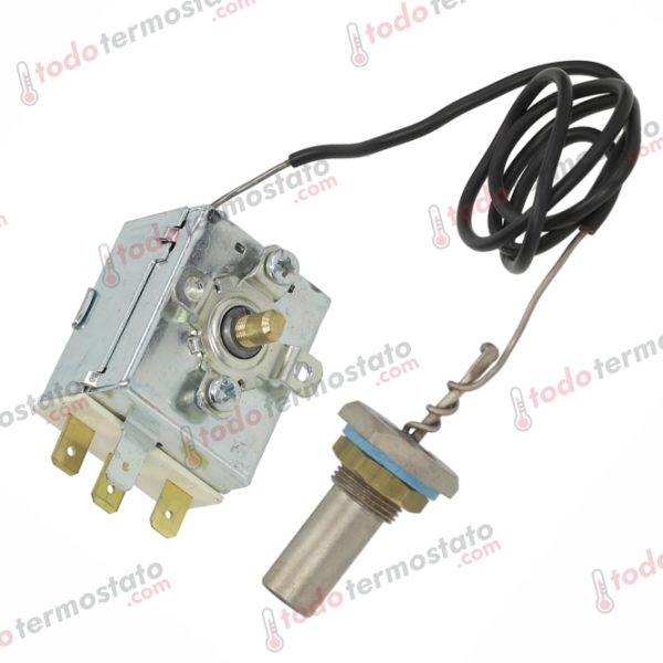Termostato marca IMIT TR2 9319 con un rango de 0 a 85°C