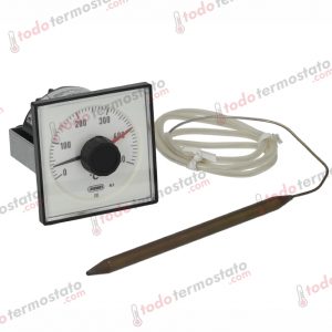 Termóstato marca JUMO 00403893 con un rango de 0 a 500°C