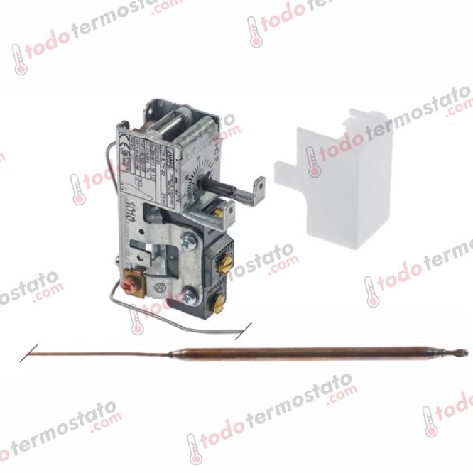 Termostato JUMO 390912 Rango 500°C 1 Termostato marca JUMO 390912 Rango de 500°C