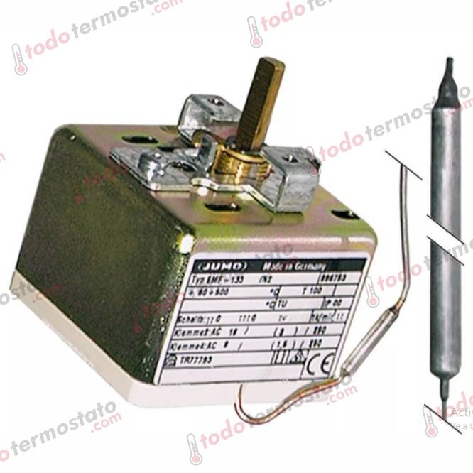 Termostato JUMO 6060002163 Rango 500°C 1 Termostato marca JUMO 6060002163 Rango de 500°C