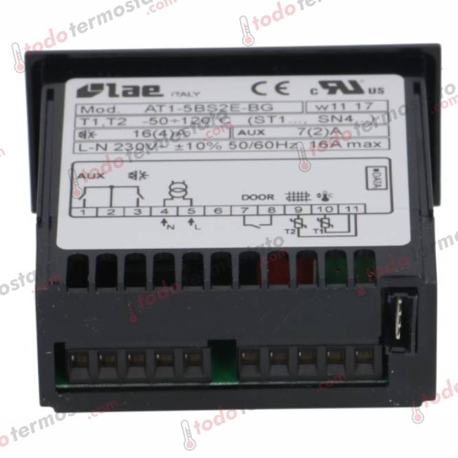 Termostato LAE AT15BS6EBGK Rango -50 a +120°C 2 Datos técnicos de termostato marca LAE AT15BS6EBGK Rango de -50 a +120°C