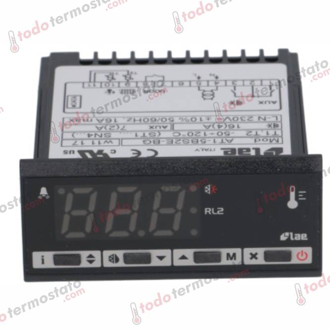 Termostato LAE AT15BS6EBGK Rango -50 a +120°C 1 Termostato marca LAE AT15BS6EBGK Rango de -50 a +120°C