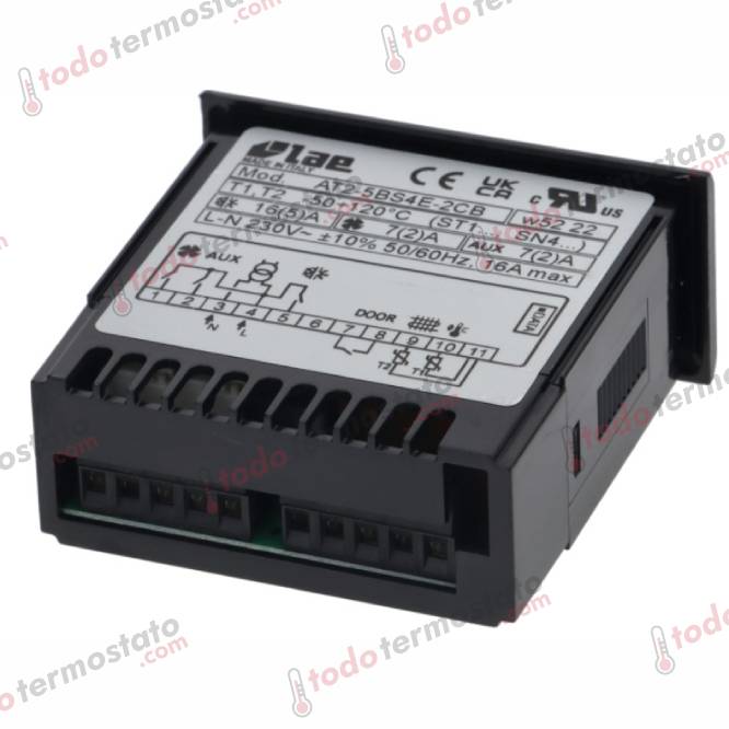 Termostato LAE AT25BS4E2CB Rango -50 a +120°C 2 Datos técnicos de termostato marca LAE AT25BS4E2CB Rango de -50 a +120°C
