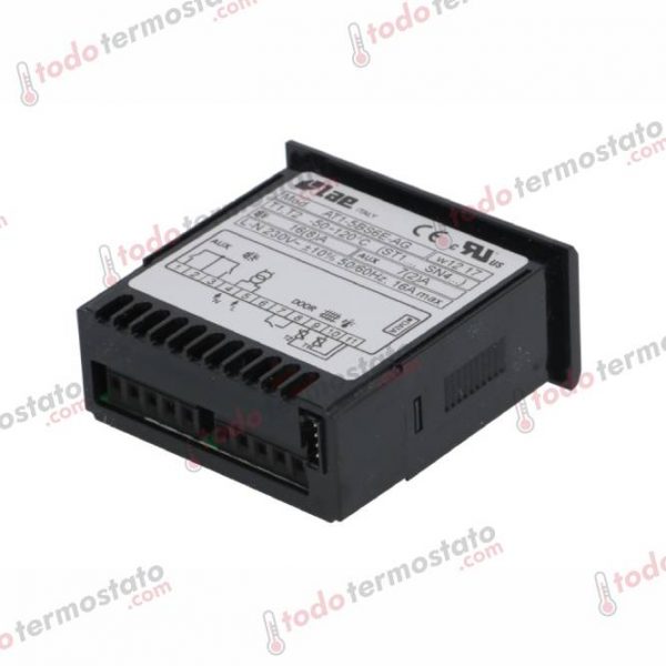 Datos técnicos de termostato marca LAE ELECTRONIC AT1-5BS6E-AG Rango de -50 a +120°C