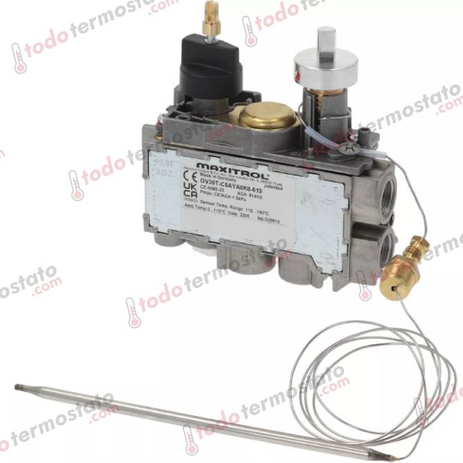 Termostato MERTIK GV30TC5AYA0K0010 Rango 110-190°C 1 Termostato marca MERTIK GV30TC5AYA0K0010 Rango de 110-190°C