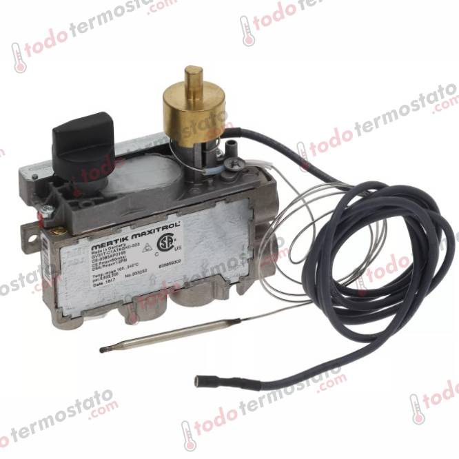 Termostato MERTIK GV31TC1A7AGK0003 Rango 100-340°C 1 Termostato marca MERTIK GV31TC1A7AGK0003 Rango de 100-340°C
