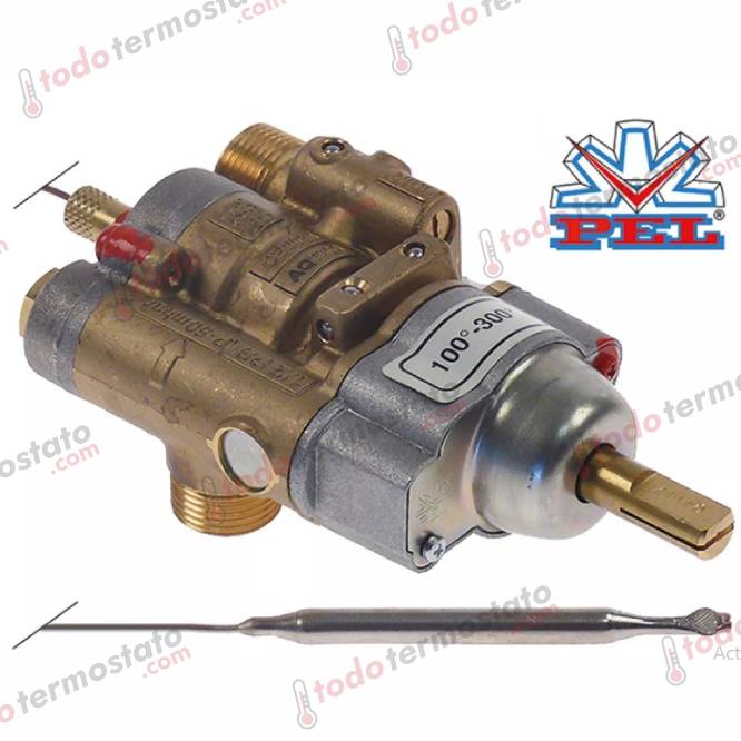 Termostato PEL 101433 Rango 100-300°C 1 Termostato marca PEL 101433 Rango de 100-300°C