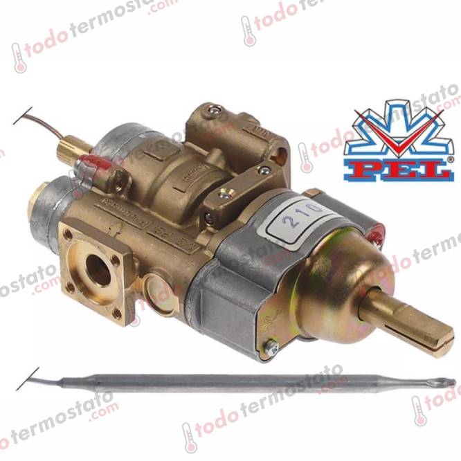 Termostato PEL 106195 Rango hasta 210°C 1 Termostato marca PEL 106195 Rango de hasta 210°C