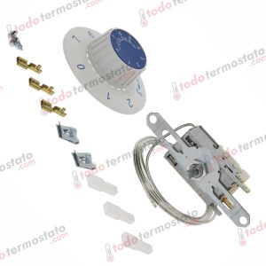 Termostato marca RANCO K50 P1110 con un rango de -23 a +2 °C